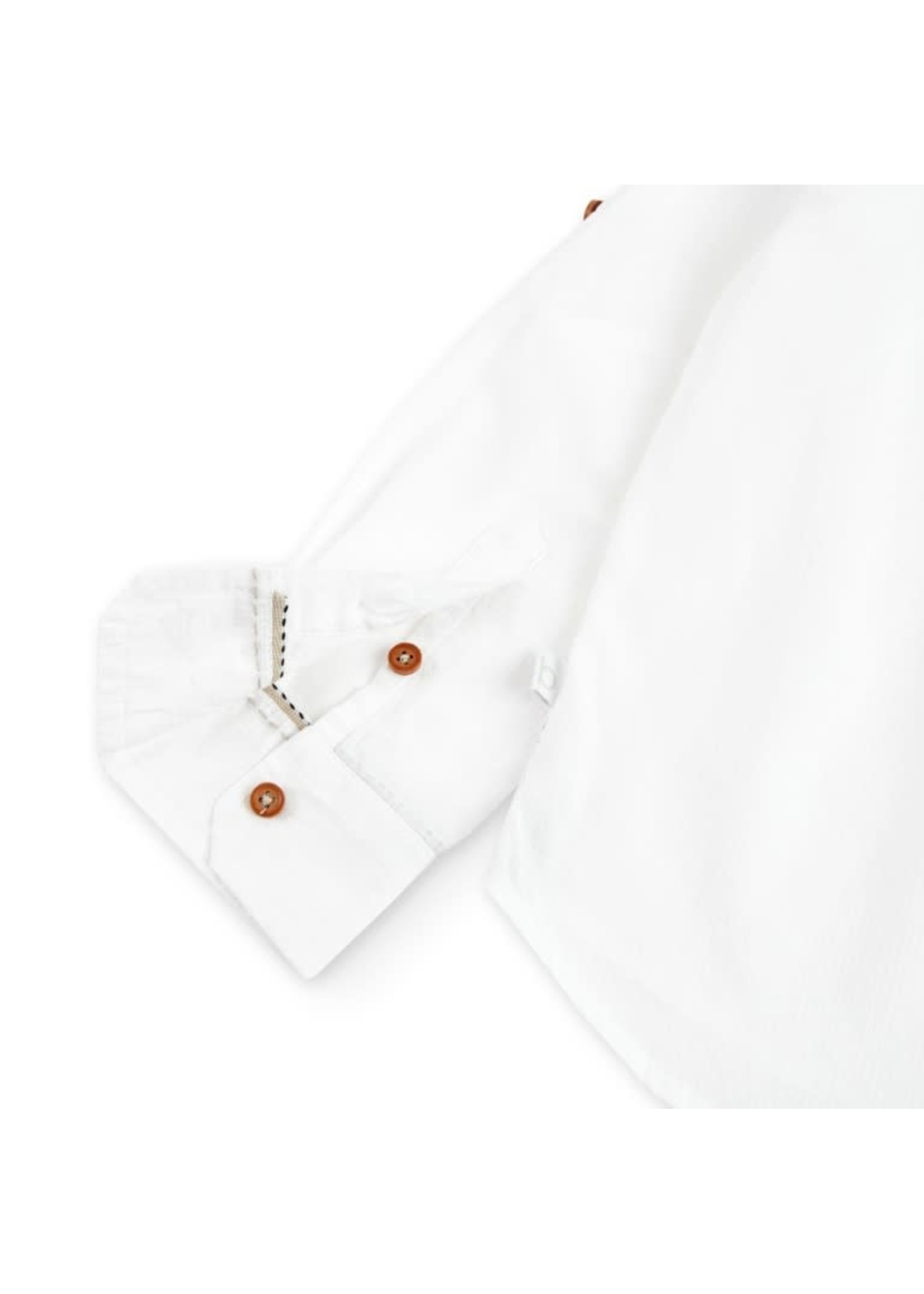 Boboli Boboli Long sleeves shirt for boy WHITE 736152