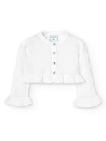 Boboli Knitwear jacket for baby girl WHITE 706036B