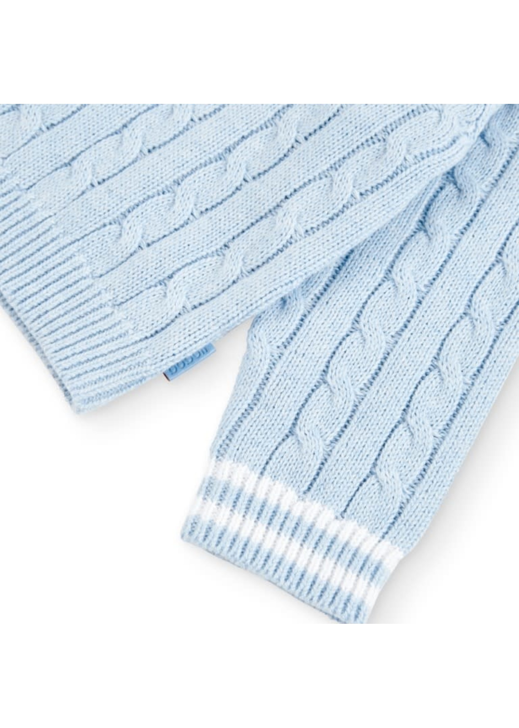 Boboli Boboli Knitwear pullover v-neck for baby BLUE 716004B