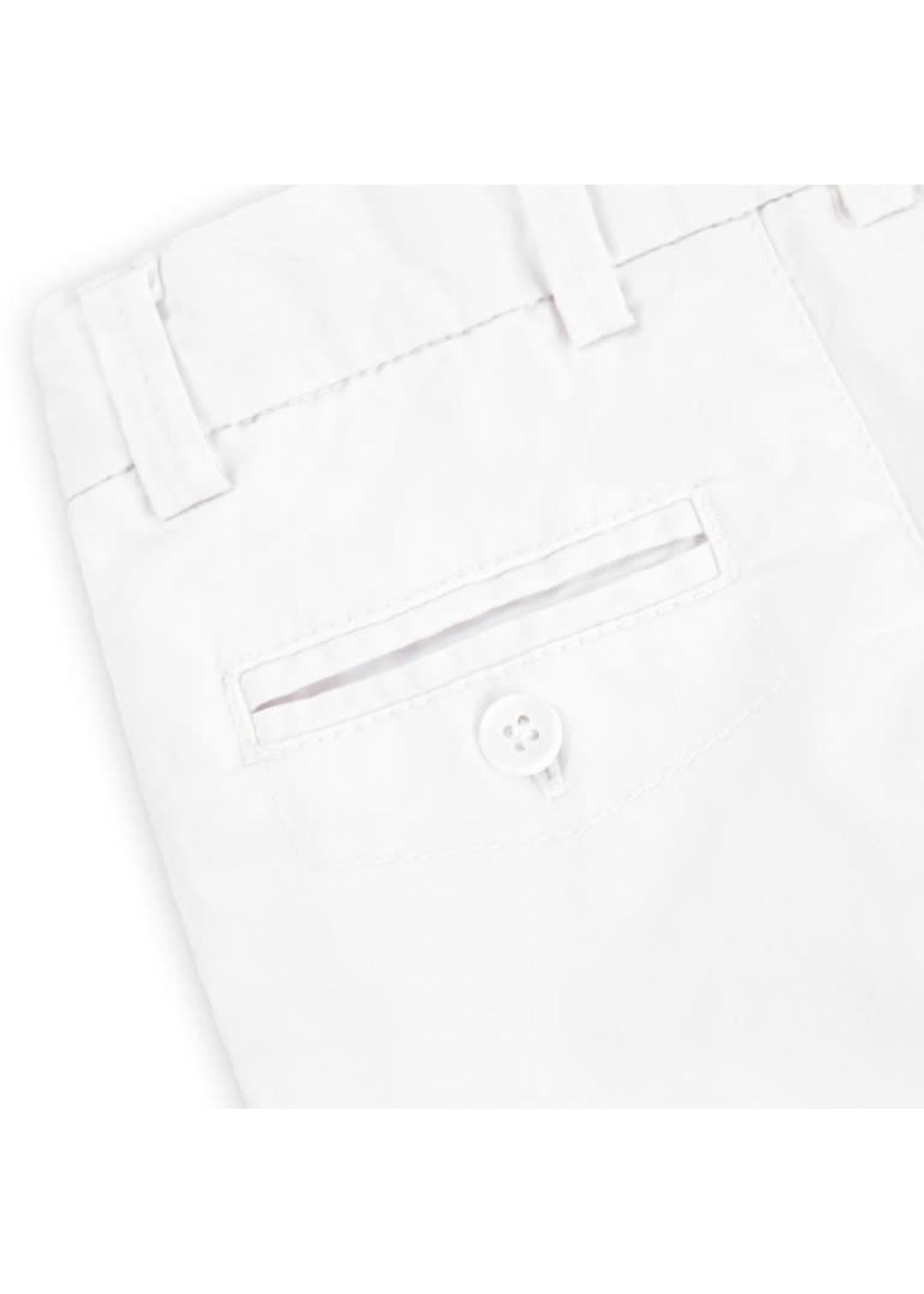 Boboli Stretch satin trousers for boy WHITE 716026