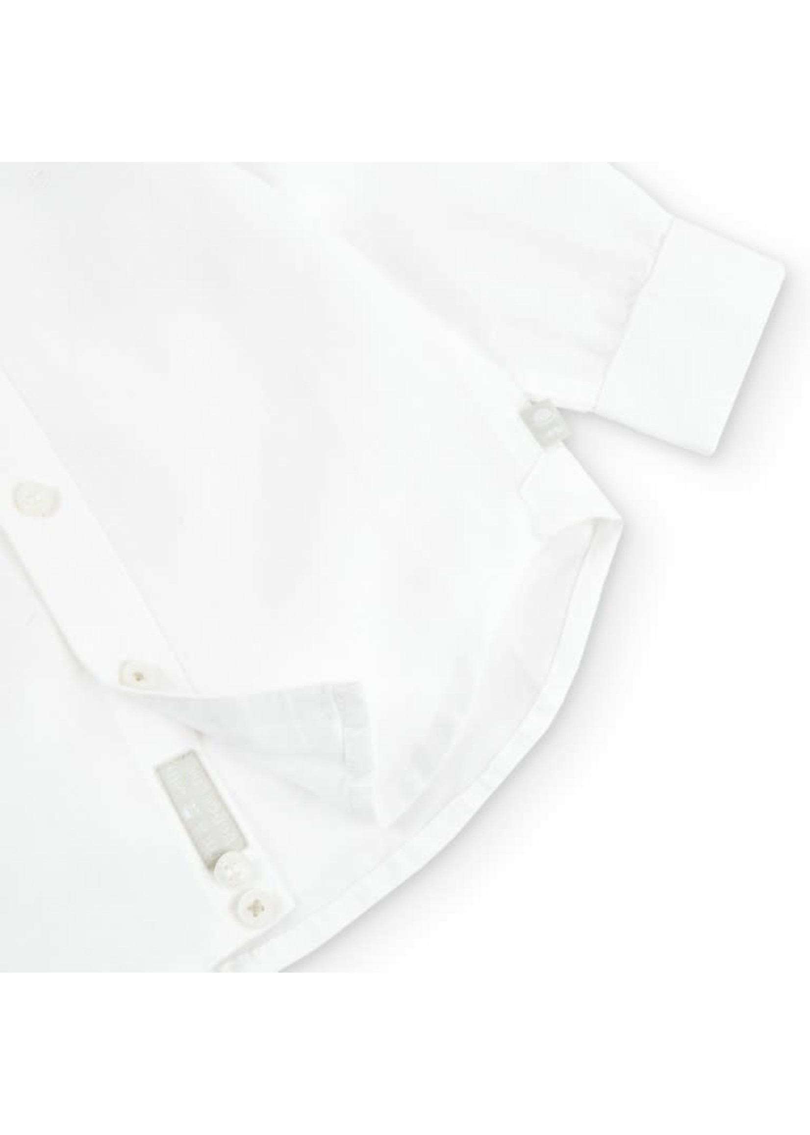 Boboli Boboli Linen shirt long sleeves for baby boy WHITE 716330B