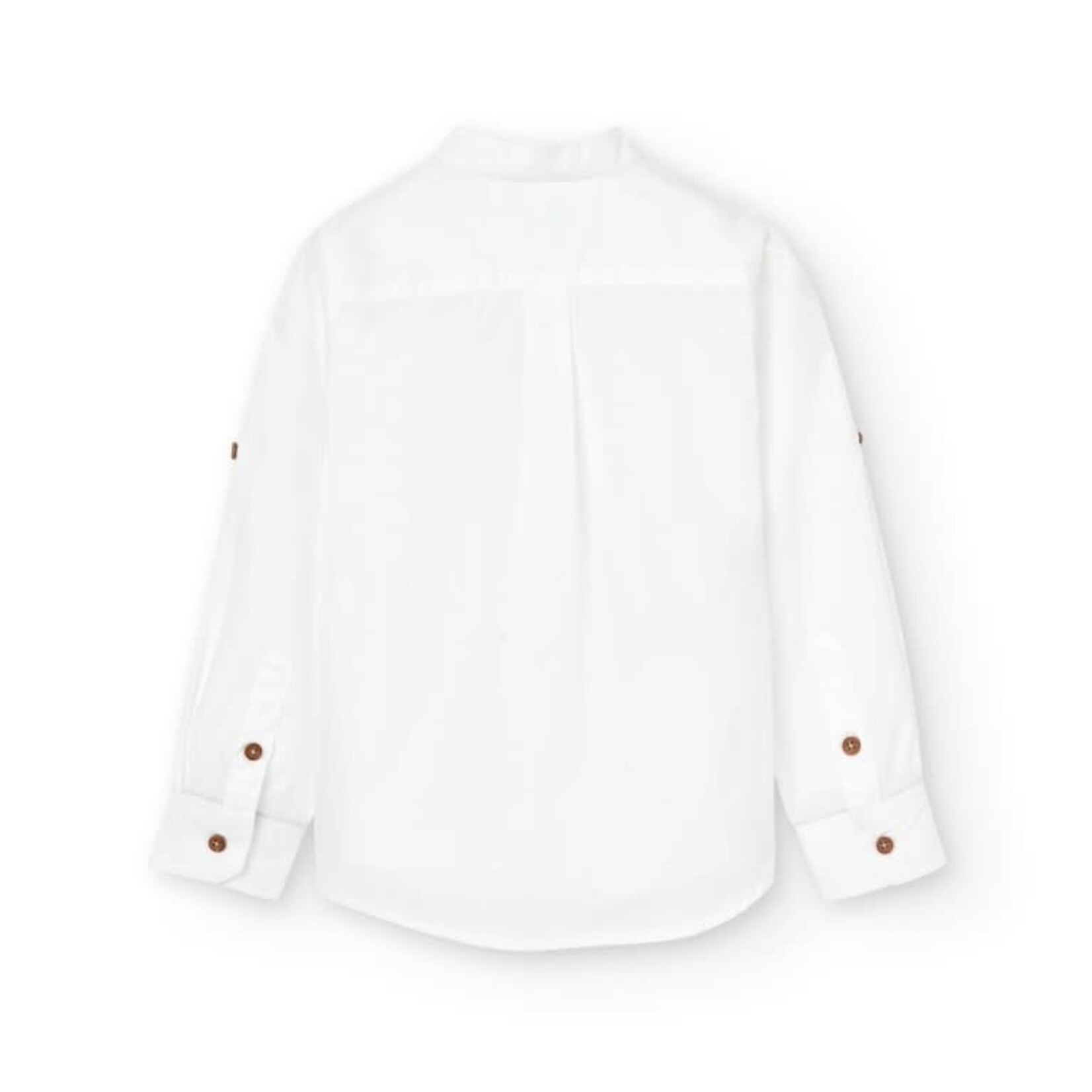 Boboli Boboli Long sleeves shirt for boy WHITE 736152