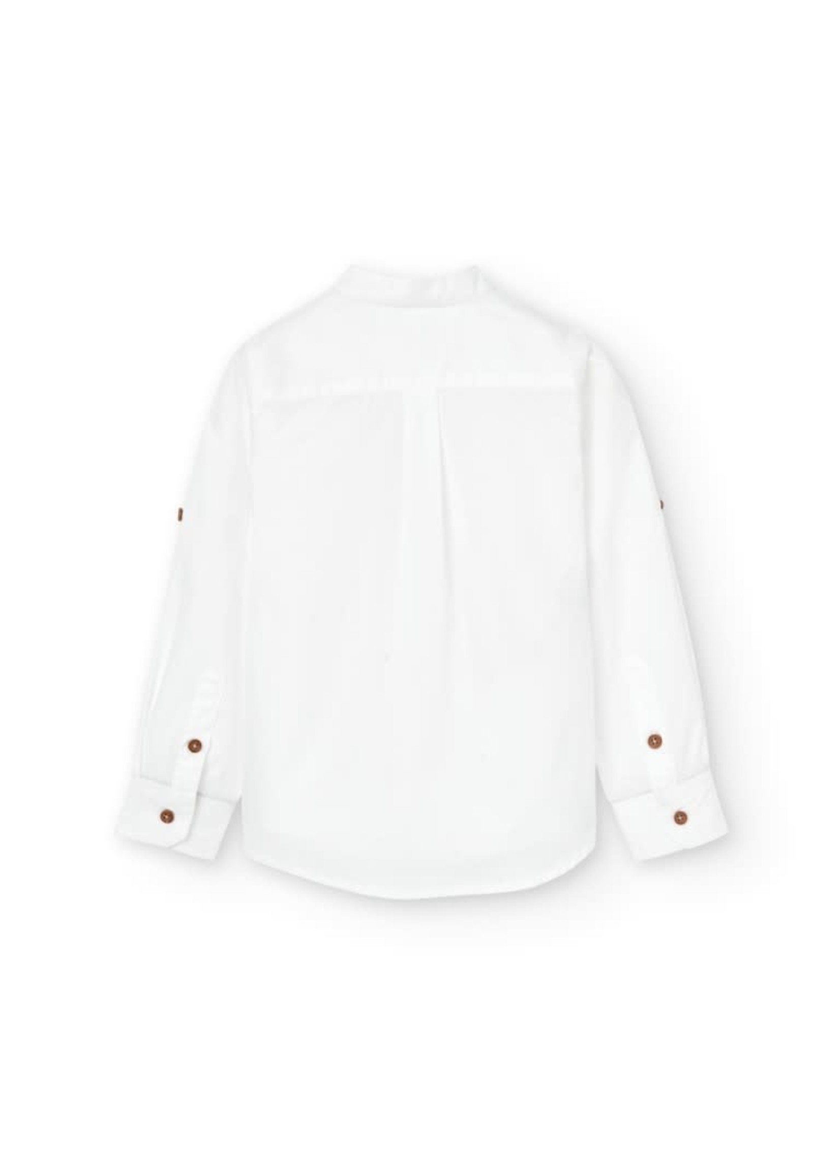 Boboli Boboli Long sleeves shirt for boy WHITE 736152