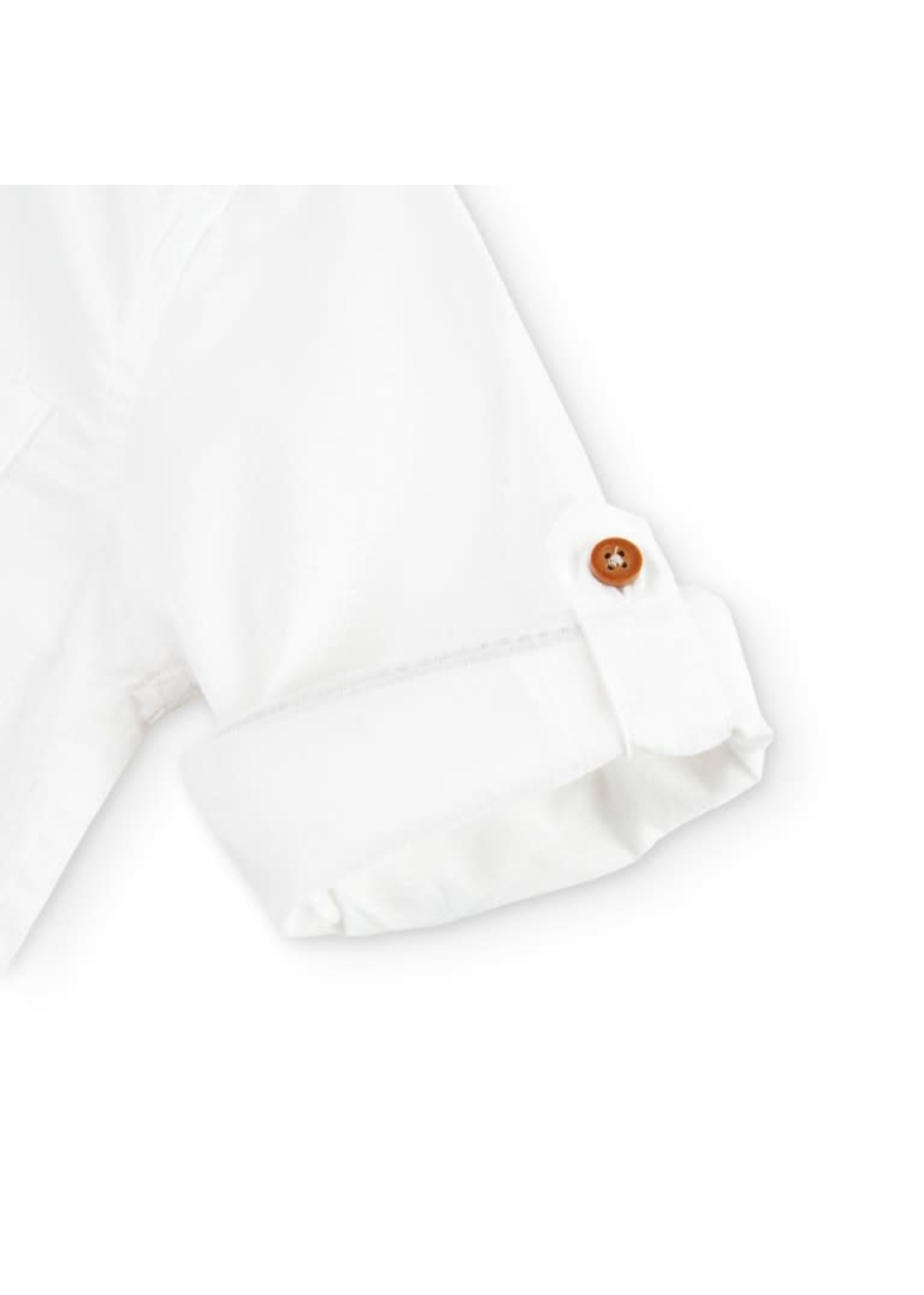 Boboli Boboli Long sleeves shirt for boy WHITE 736152