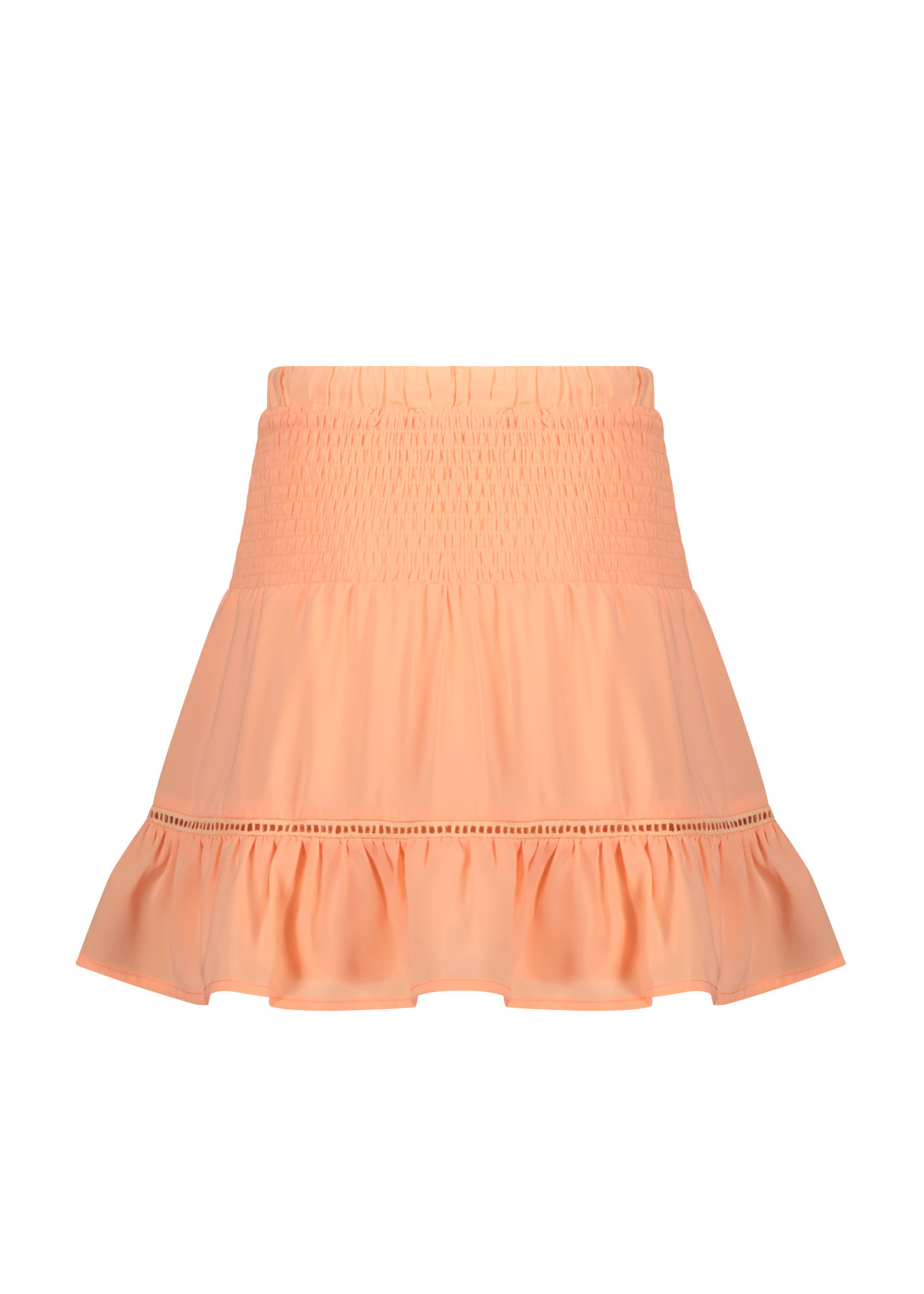 NoNo NoNo Noor solid short skirt with smocked waistband N302-5706 Melon