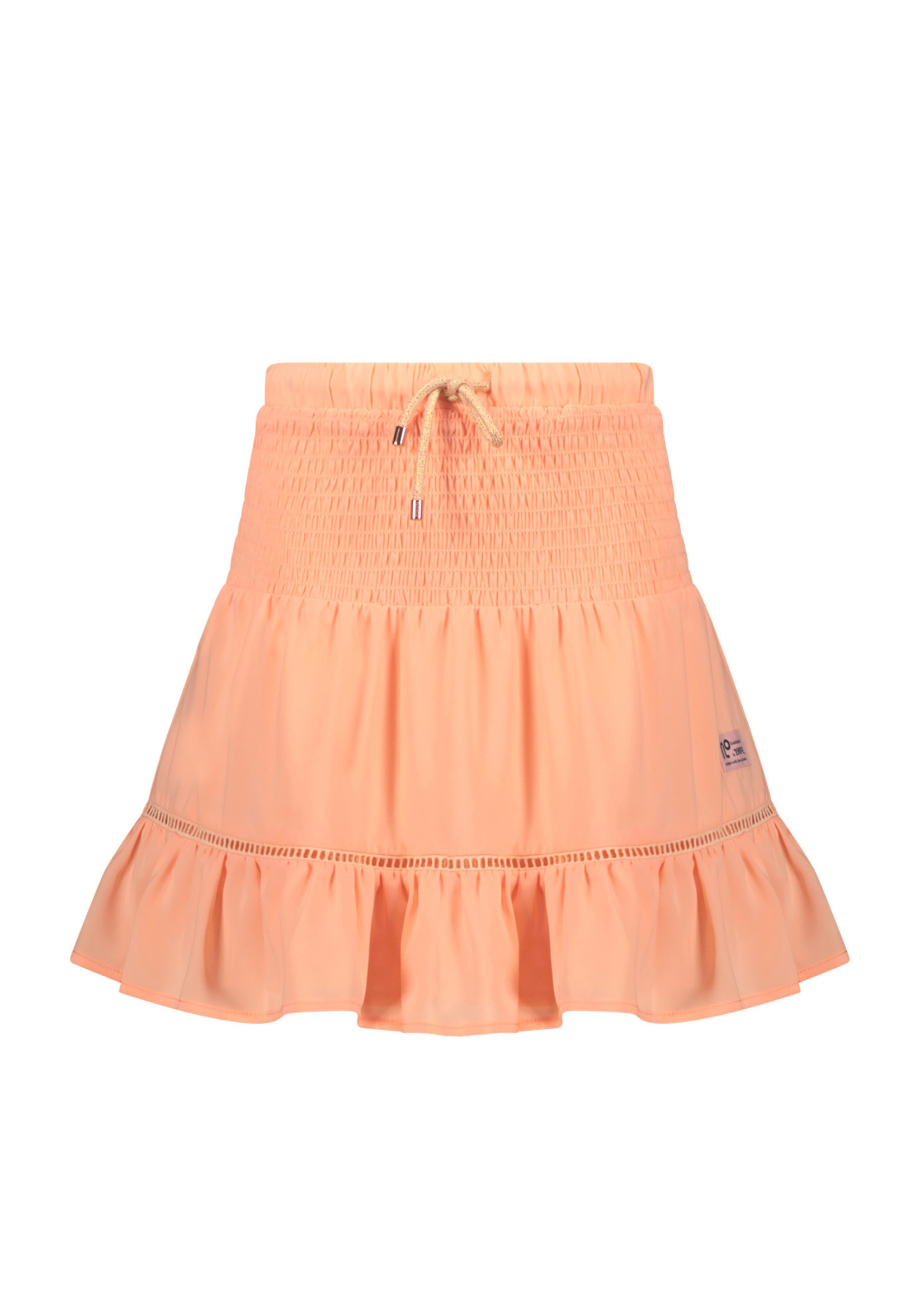 NoNo NoNo Noor solid short skirt with smocked waistband N302-5706 Melon