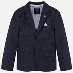 Mayoral Mayoral Printed linen blazer Navy - 06440
