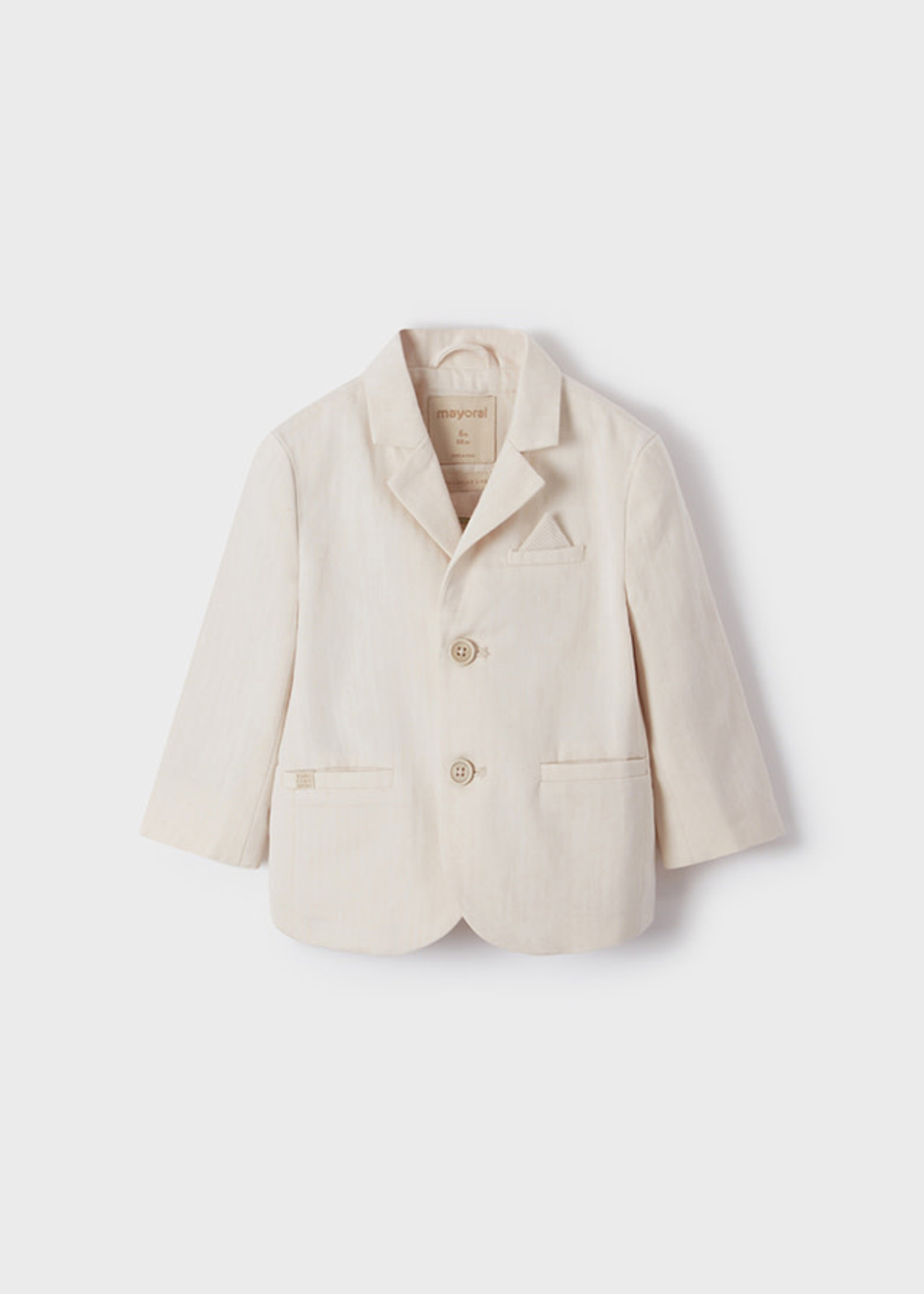 Mayoral Mayoral Formal linen blazer Jute - 22 01403