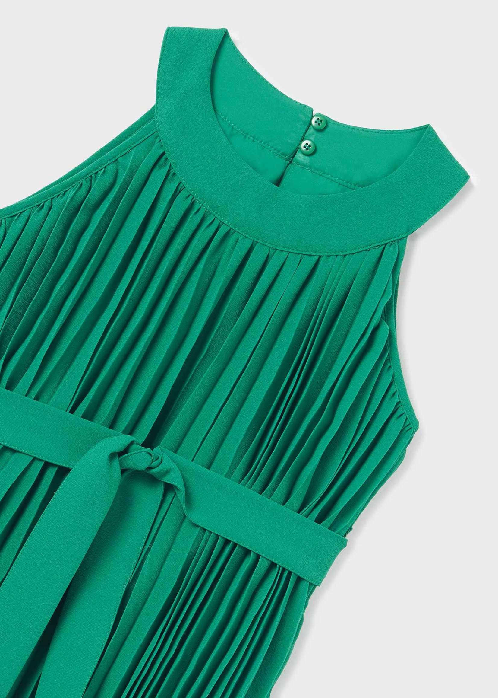 Mayoral Mayoral Pleated dress Emerald - 23 06915