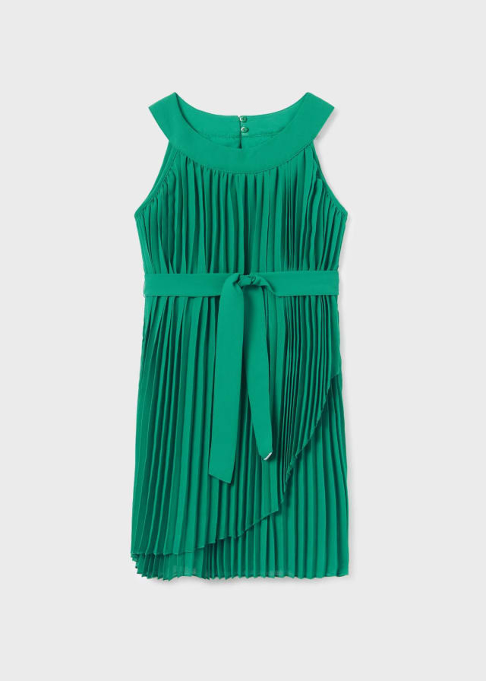 Mayoral Mayoral Pleated dress Emerald - 23 06915