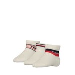 Tommy Hilfiger Tommy Sokjes kado 3 pak wit/rood