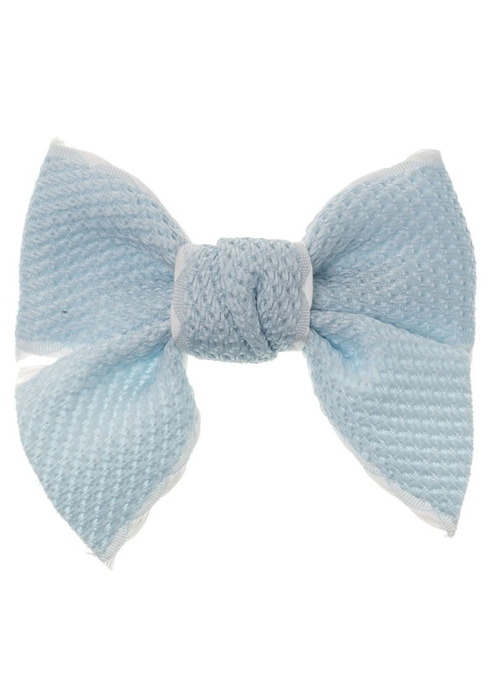 Siena Siena Strik l.blauw /wit   8,5cm. x 7,5cm