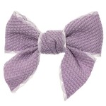 Siena Siena Strik lila /wit   8,5cm. x 7,5cm