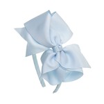 Siena Siena Diadeem met grote  l.blauw strik 13 x 10 cm.