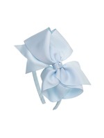 Siena Siena Diadeem met grote  l.blauw strik 13 x 10 cm.