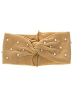 Siena Siena  Haarband beige/goud met parels