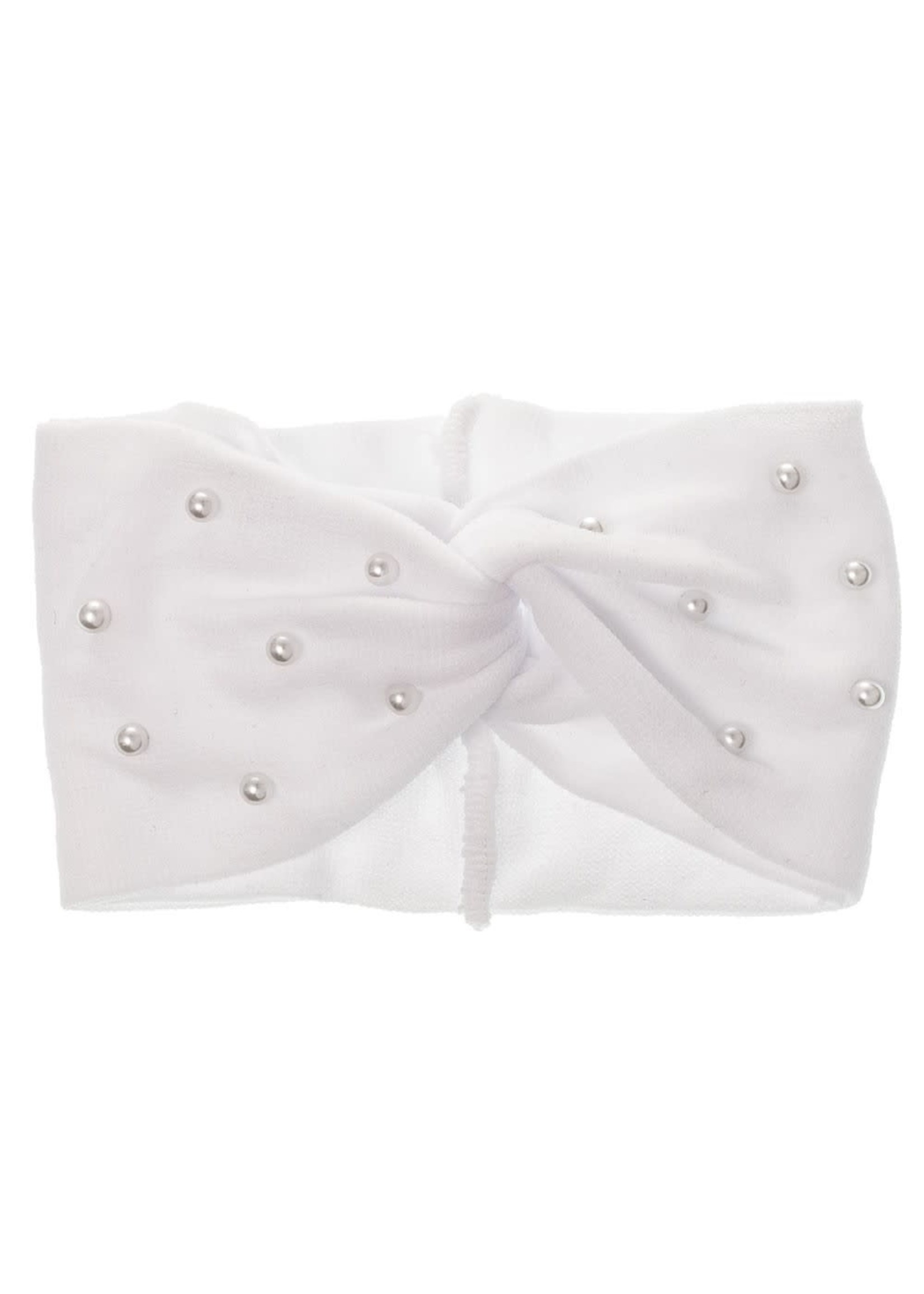 Siena Siena  Haarband wit met parels