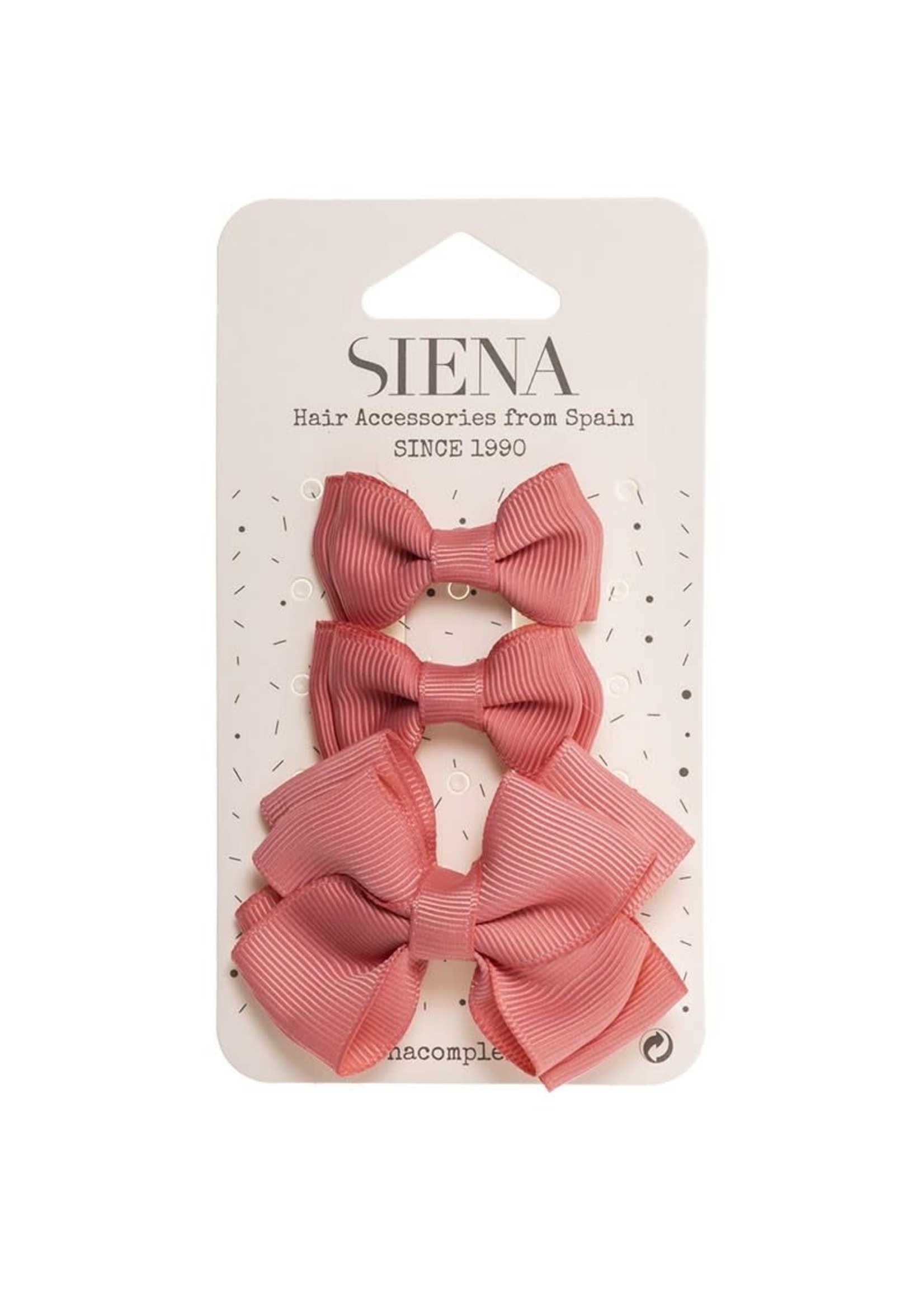 Siena Siena Haarknipjes 3 stuks donker  oud roze