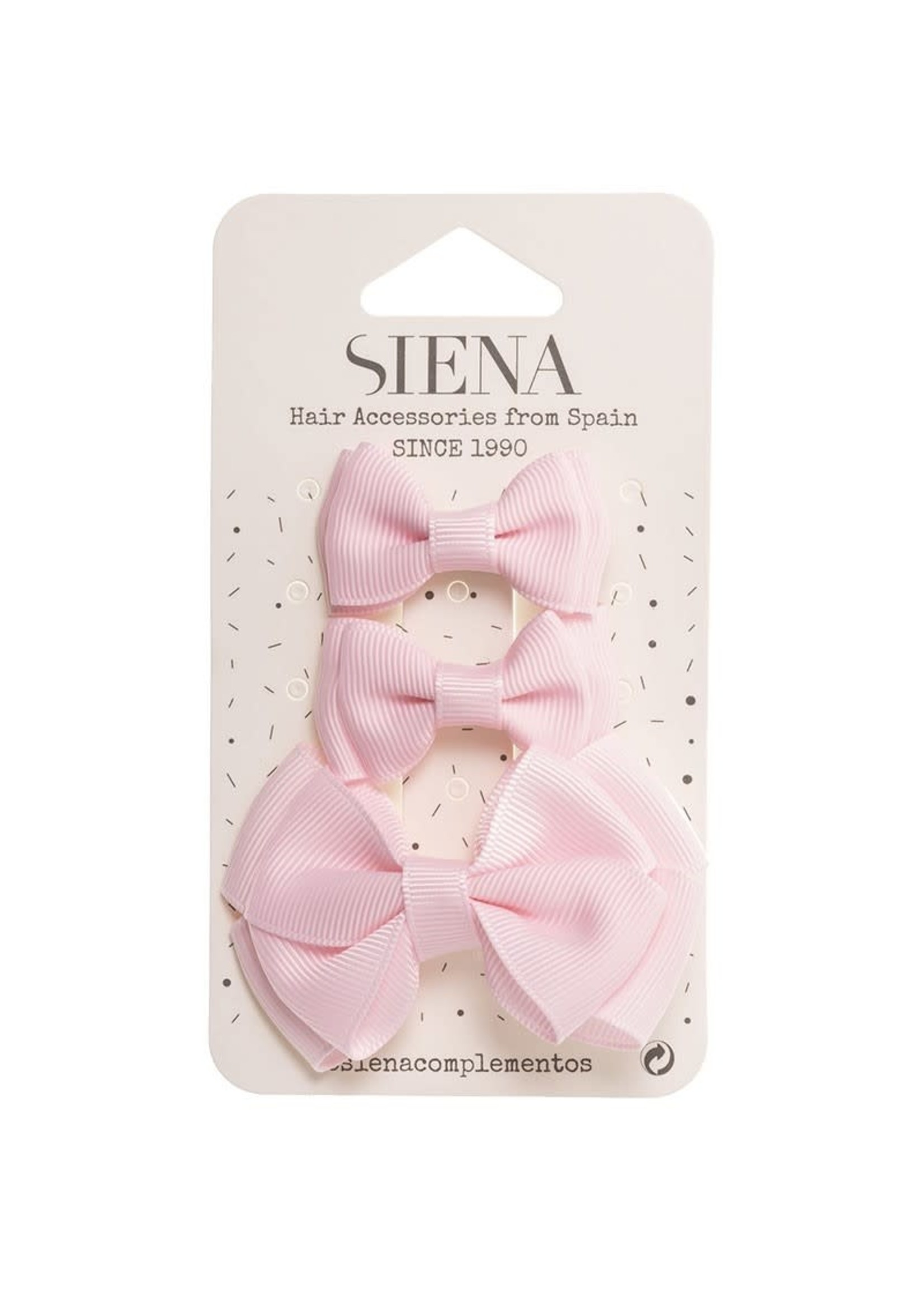 Siena Siena Haarknipjes 3 stuks roze