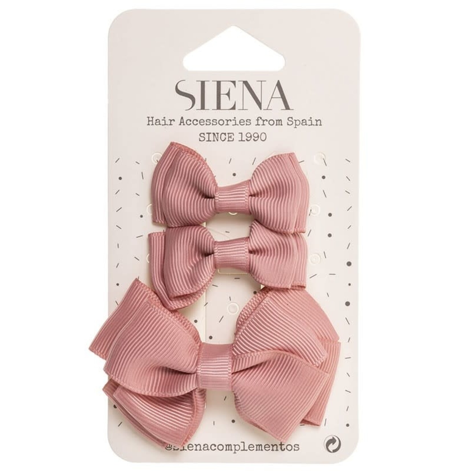 Siena Siena Haarknipjes 3 stuks oud roze