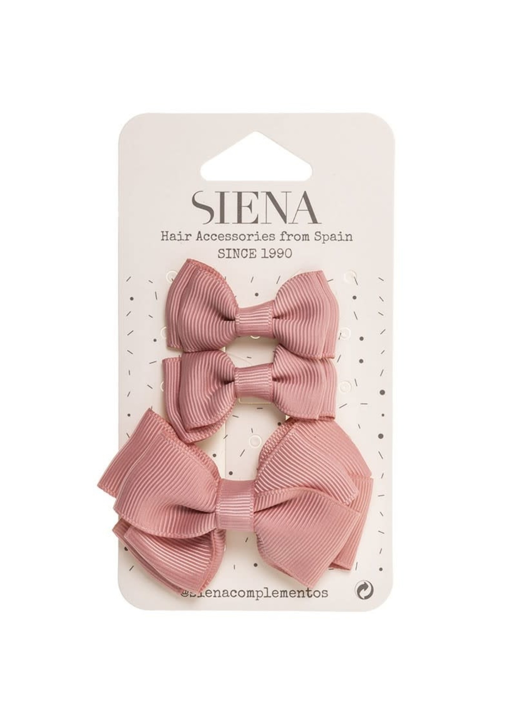 Siena Siena Haarknipjes 3 stuks oud roze