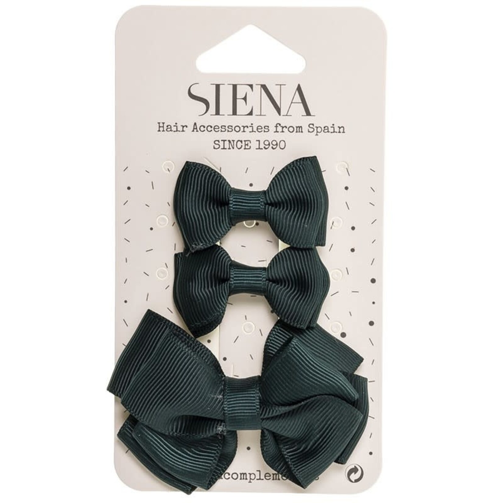 Siena Siena Haarknipjes 3 stuks d groen