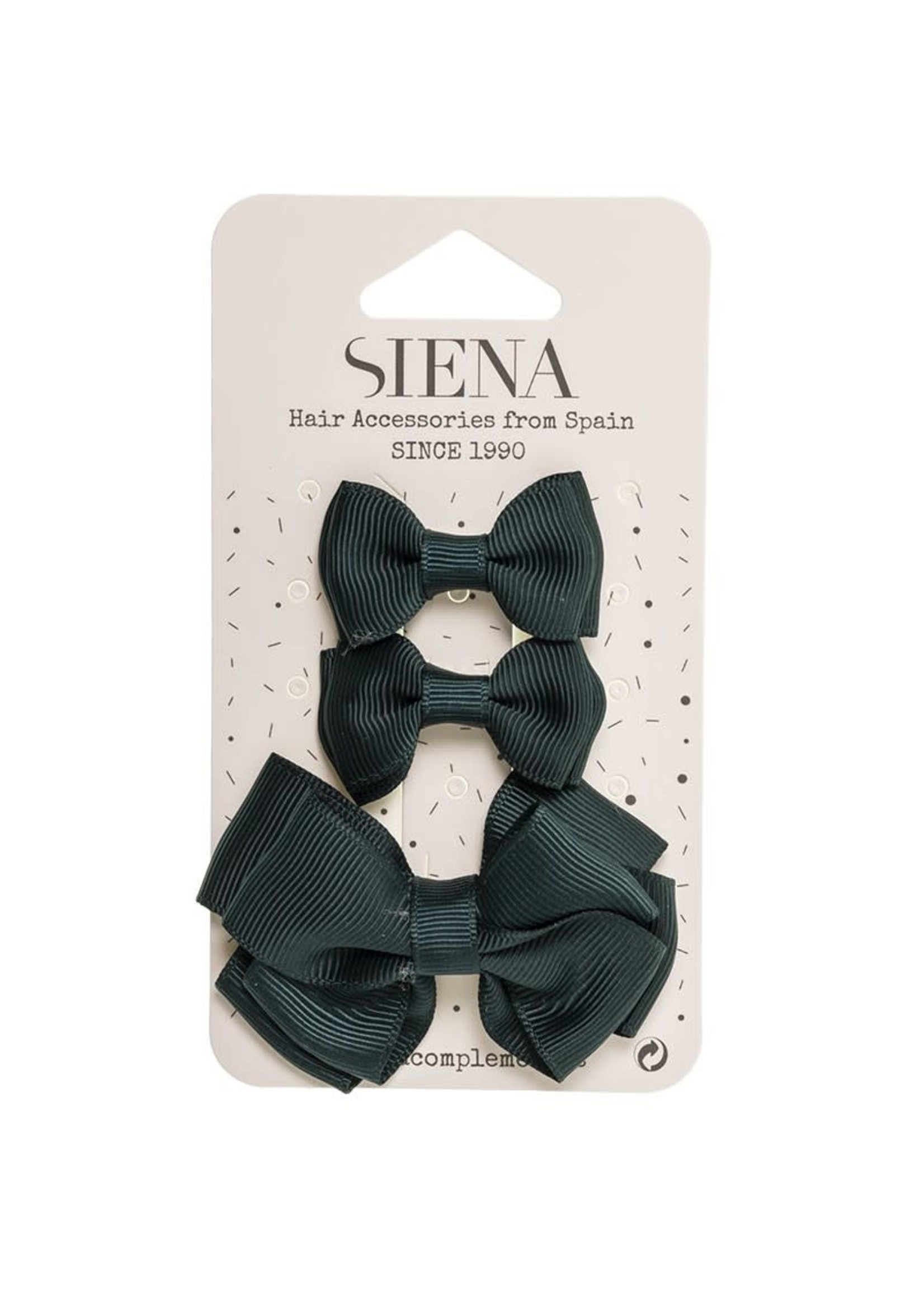 Siena Siena Haarknipjes 3 stuks d groen