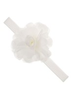 Siena haarband off white met grote bloem