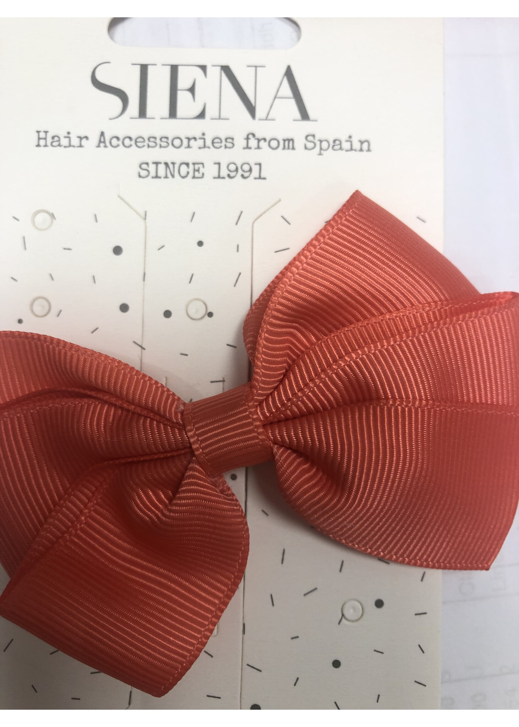 Siena Siena strikje  roze/brique   8 x 5,5 cm