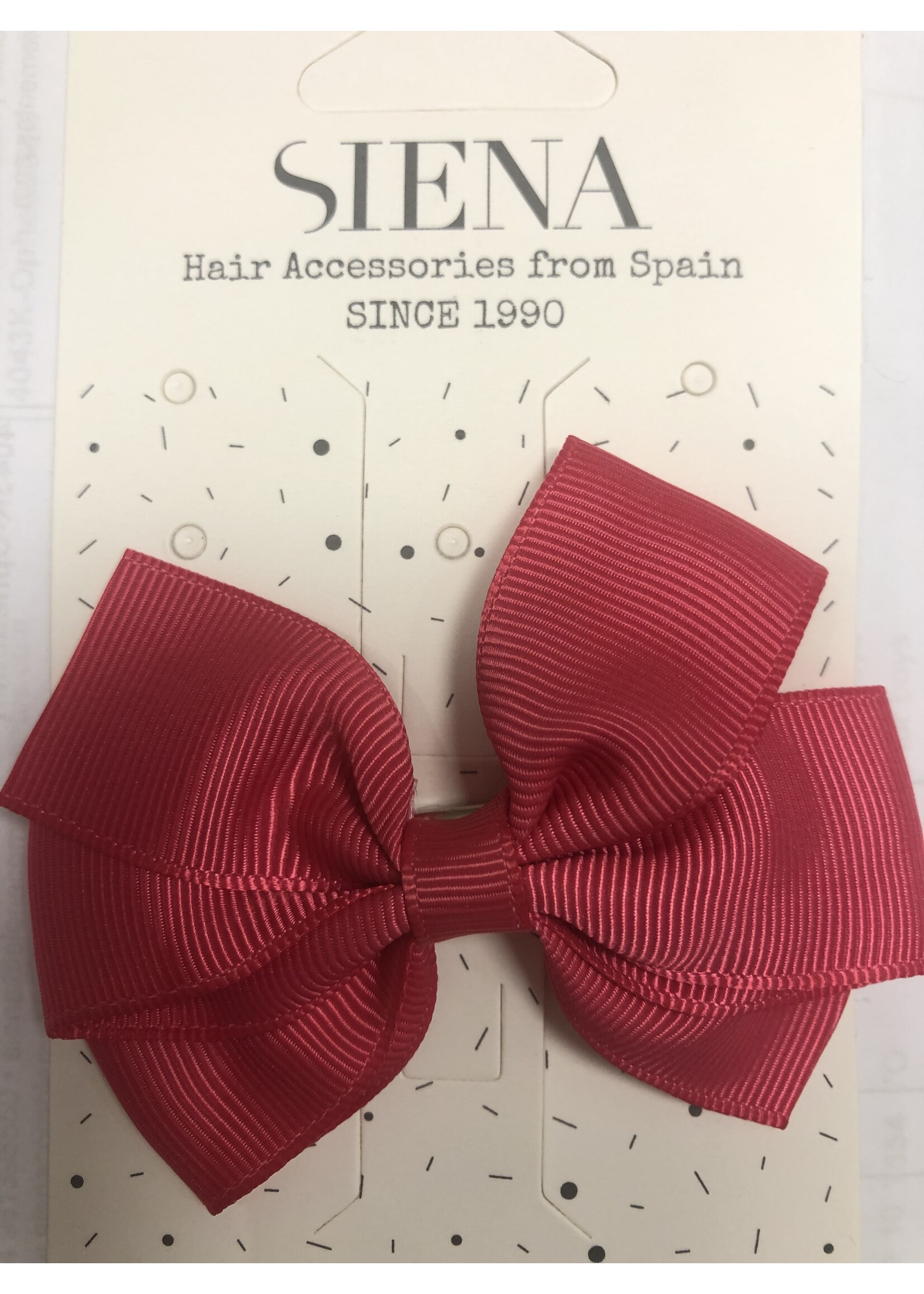 Siena Siena strikje  h roze  8 x 5,5 cm