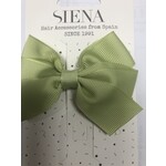 Siena Siena strikje  m groen 8 x 5,5 cm