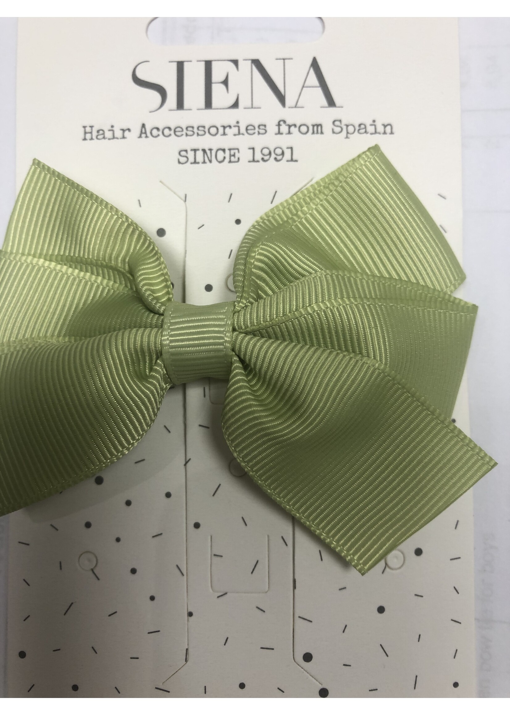 Siena Siena strikje  m groen 8 x 5,5 cm