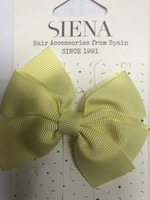 Siena Siena strikje  geel 8 x 5,5 cm