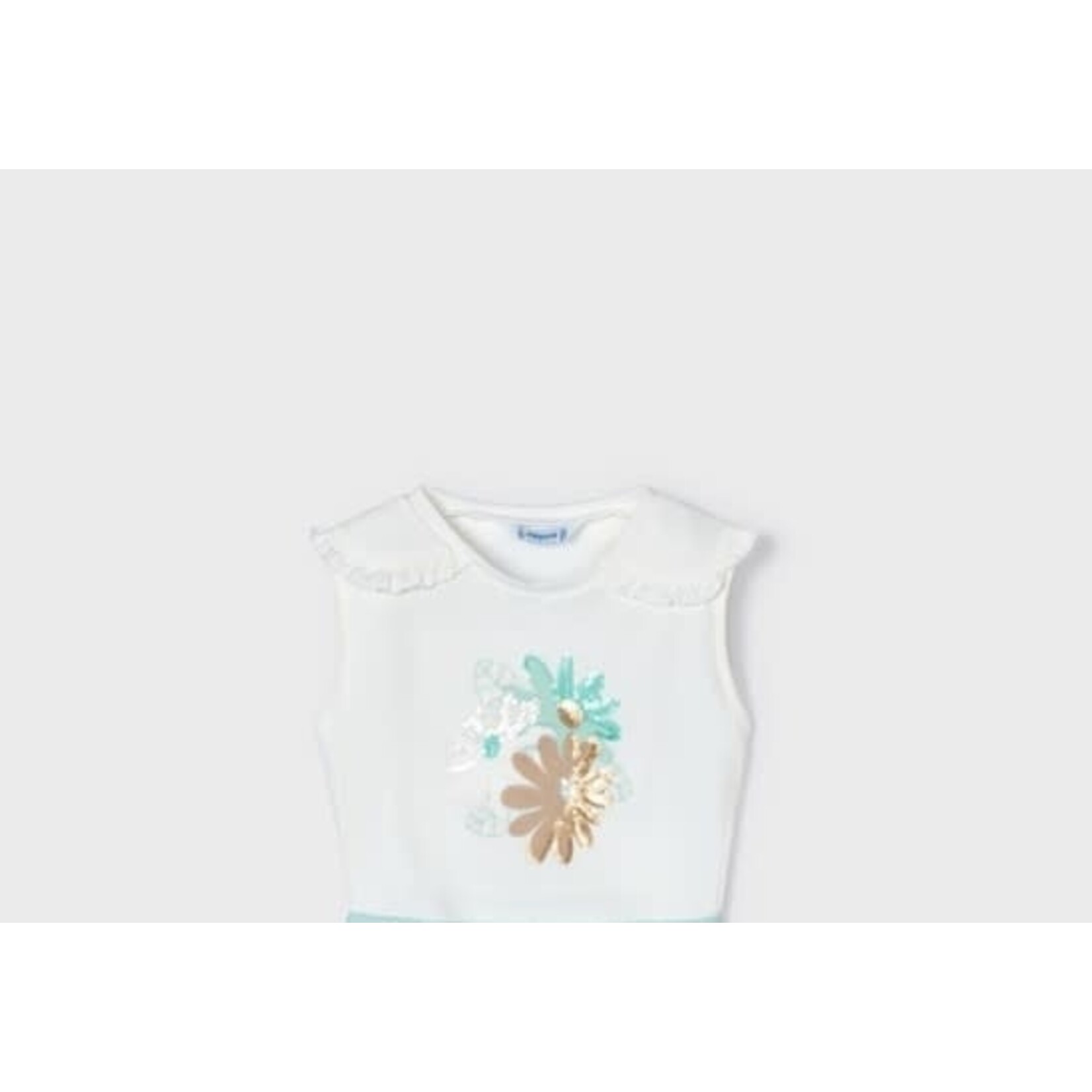 Mayoral Mayoral Shirt flower mint