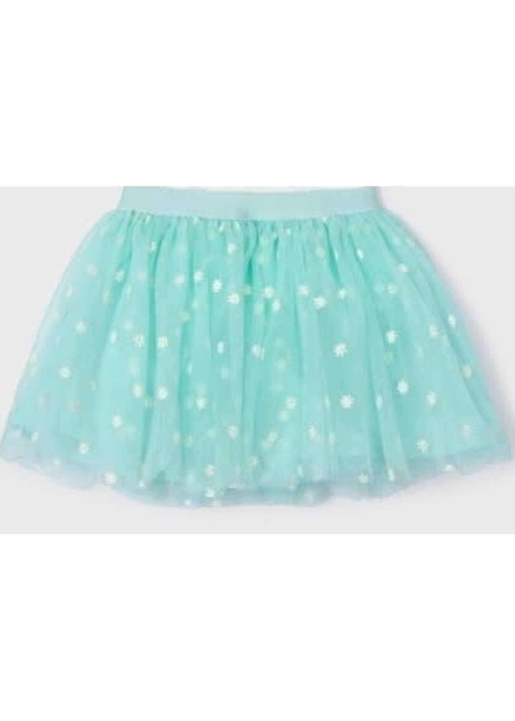 Mayoral Mayoral Tulle skirt mint flower