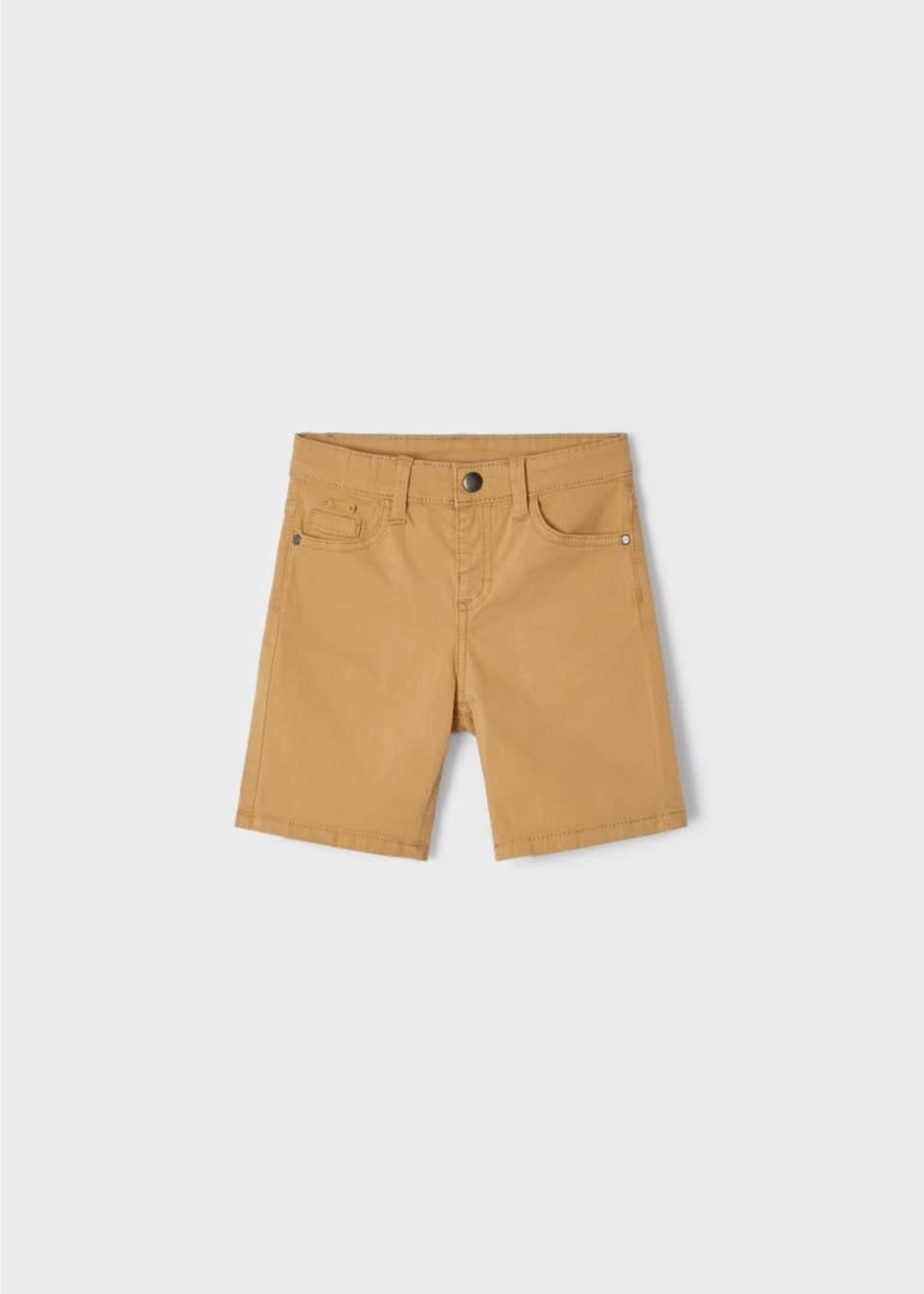 Mayoral Mayoral Basic 5 pockets twill shorts Camel - 22 00204