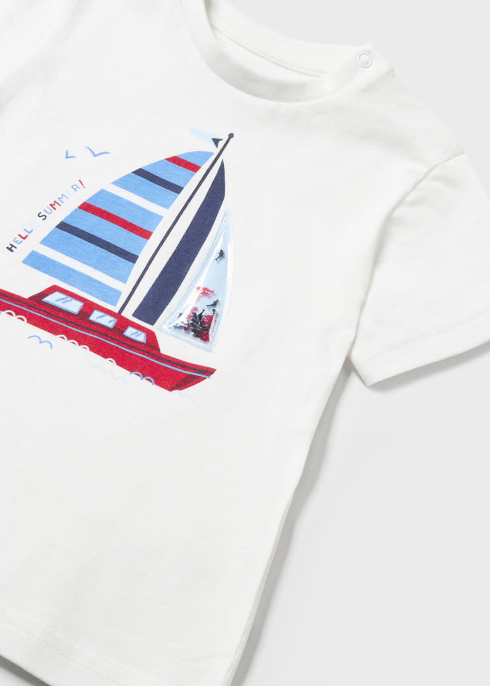 Mayoral Mayoral S/s t-shirt White - 23 01022