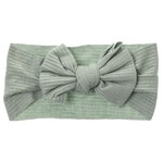Siena Siena haarband strik breed groen