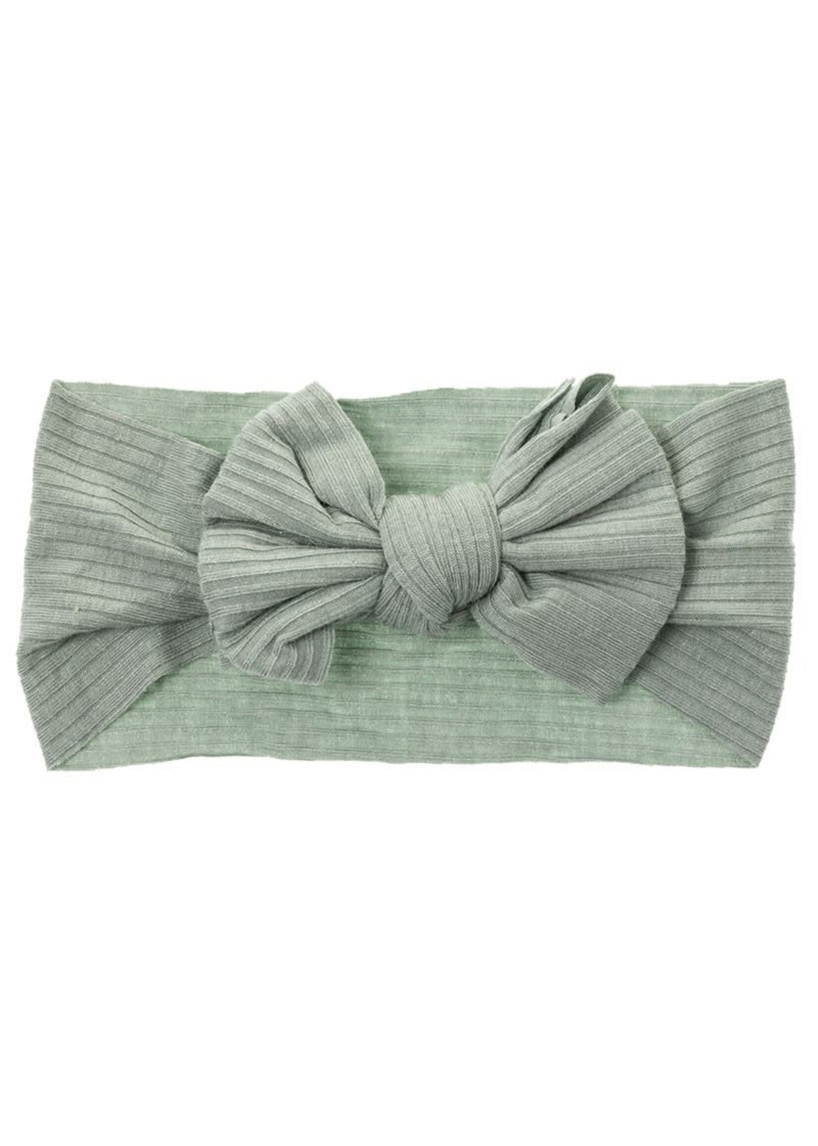 Siena Siena haarband strik breed groen