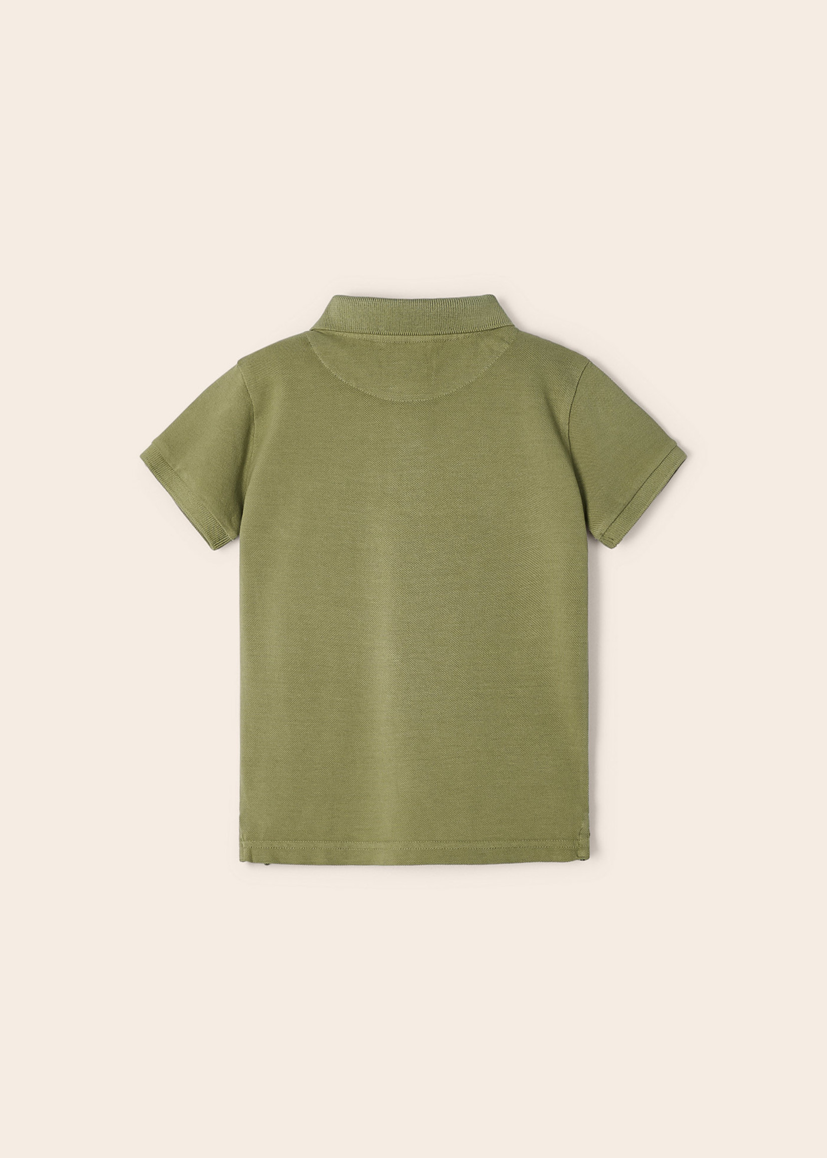 Mayoral Mayoral S/s washed polo Olive - 23 03149