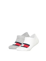 Tommy Hilfiger Tommy Hilfiger sneaker grijs /wit 2 paar