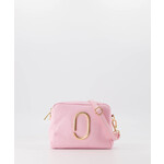Leer Tasje lila met goud detail