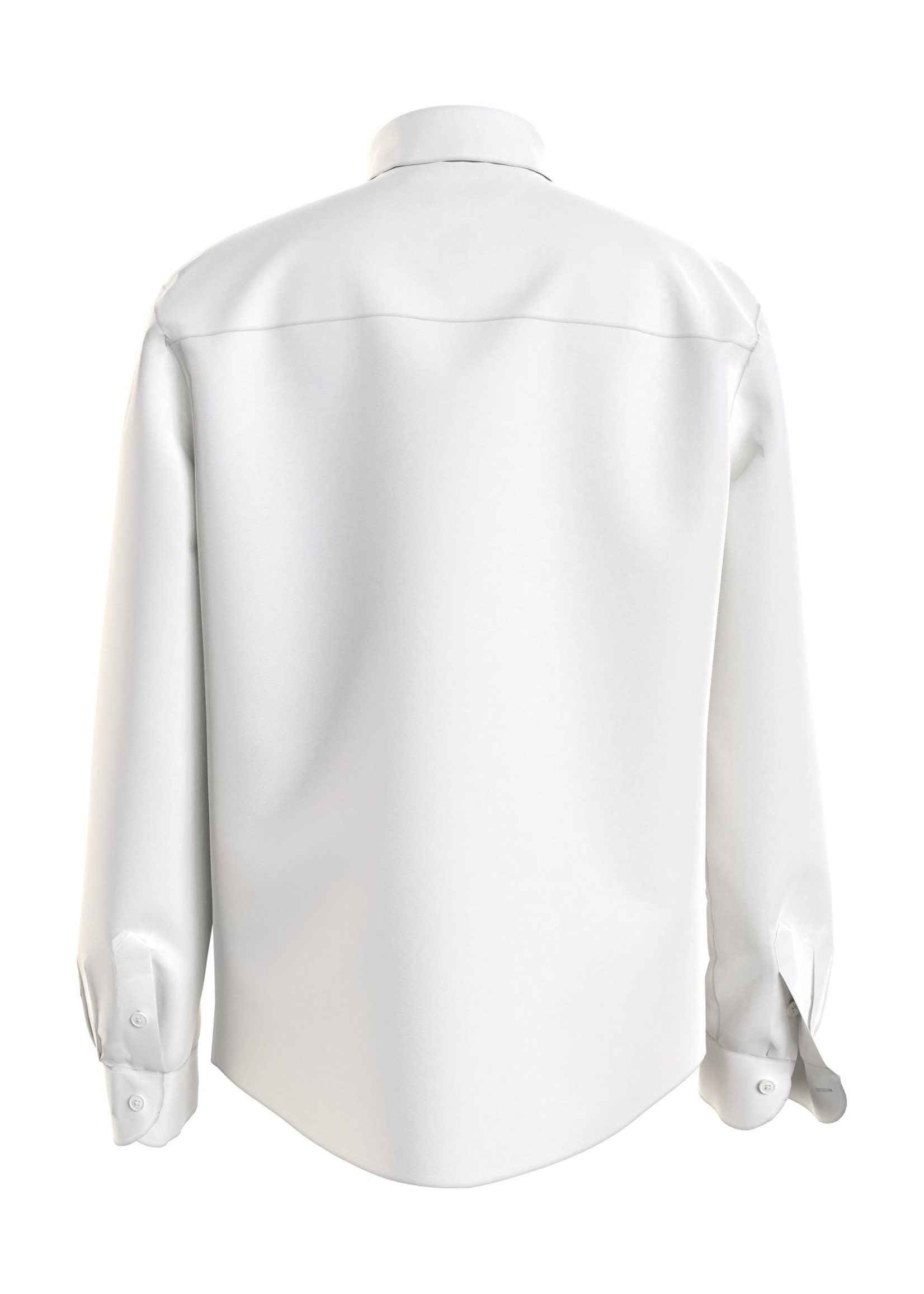 Tommy Hilfiger Tommy Hilfiger SOLID STRETCH POPLIN SHIRT L/S WITHE