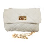 TASJE OFF WHITE MET GOUDEN KETTING