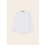 Mayoral Mayoral L/s jacquard shirt White -
