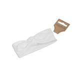 Heppiedie Babyhaarband knoop off white