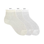 Condor Condor CEREMONY ANKLE SOCKS WITH RELIEF BORDERGRAIN