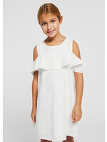 Mayoral Mayoral Embroidered skirt dress Natural - 22 06955