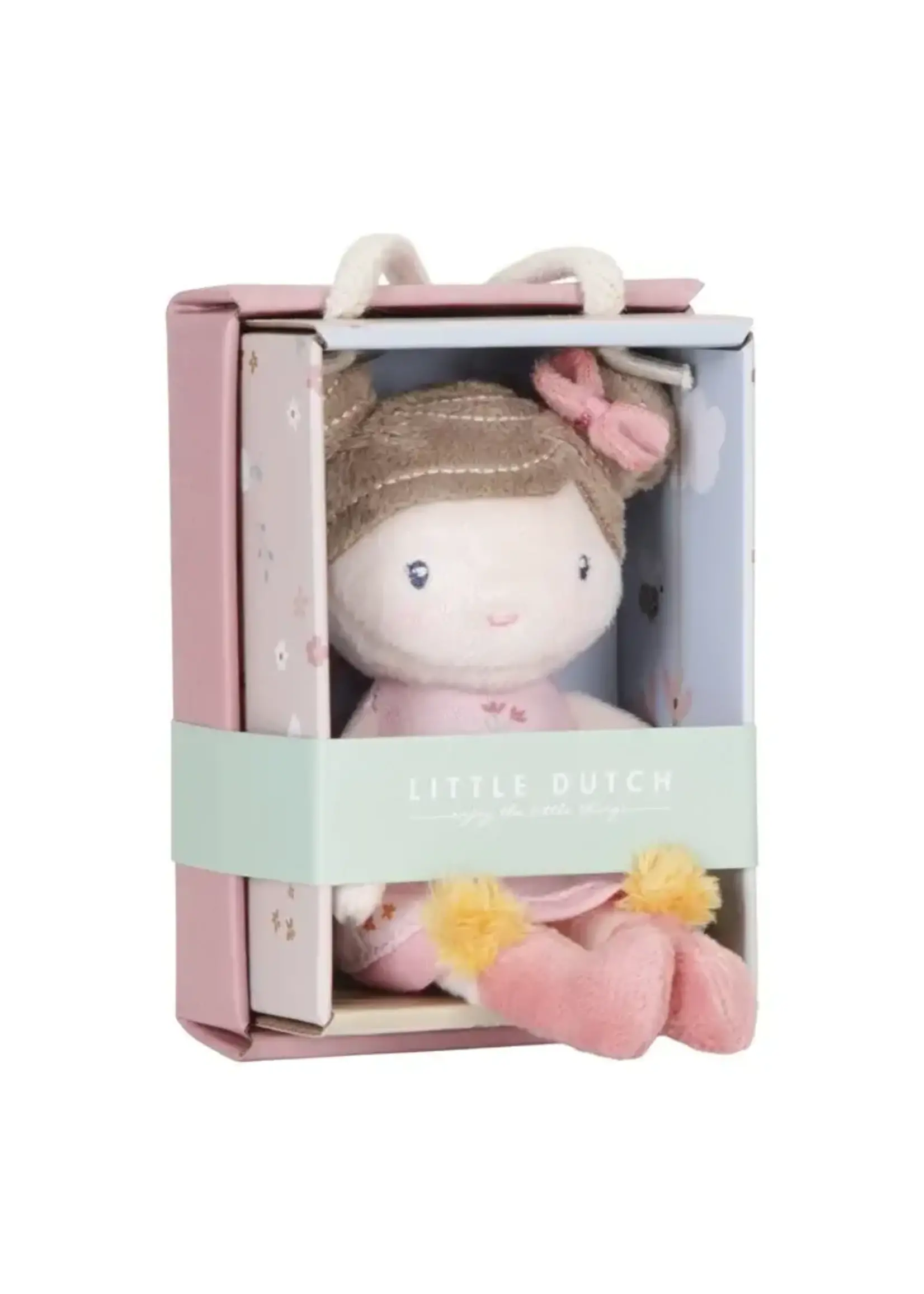 Little Dutch Little Dutch Knuffelpop Rosa 10cm