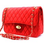 Tas  Velvet 27x19x8cm red